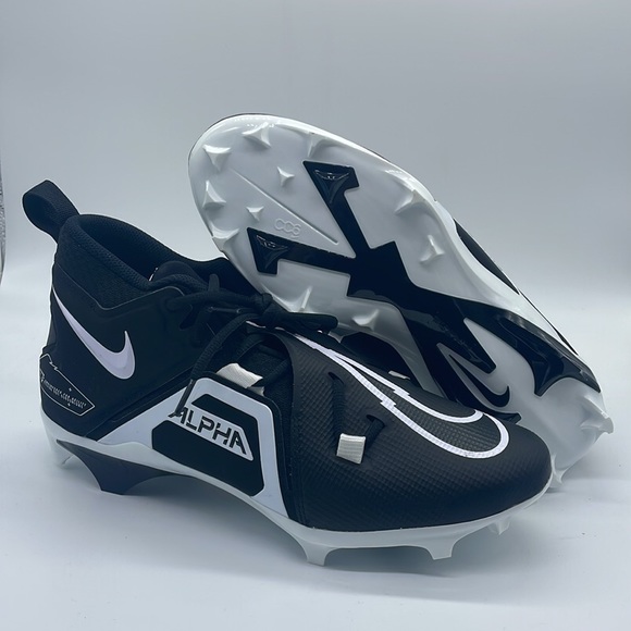 Nike Alpha Menace Pro 3 Mid [CT6649-001] Black/White no box mens - Picture 1 of 5